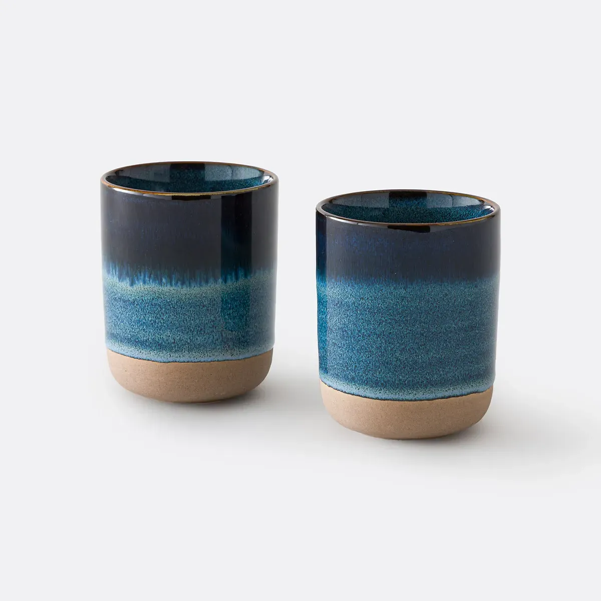 Bisceto Set of 2 Stoneware Cups - Blue product