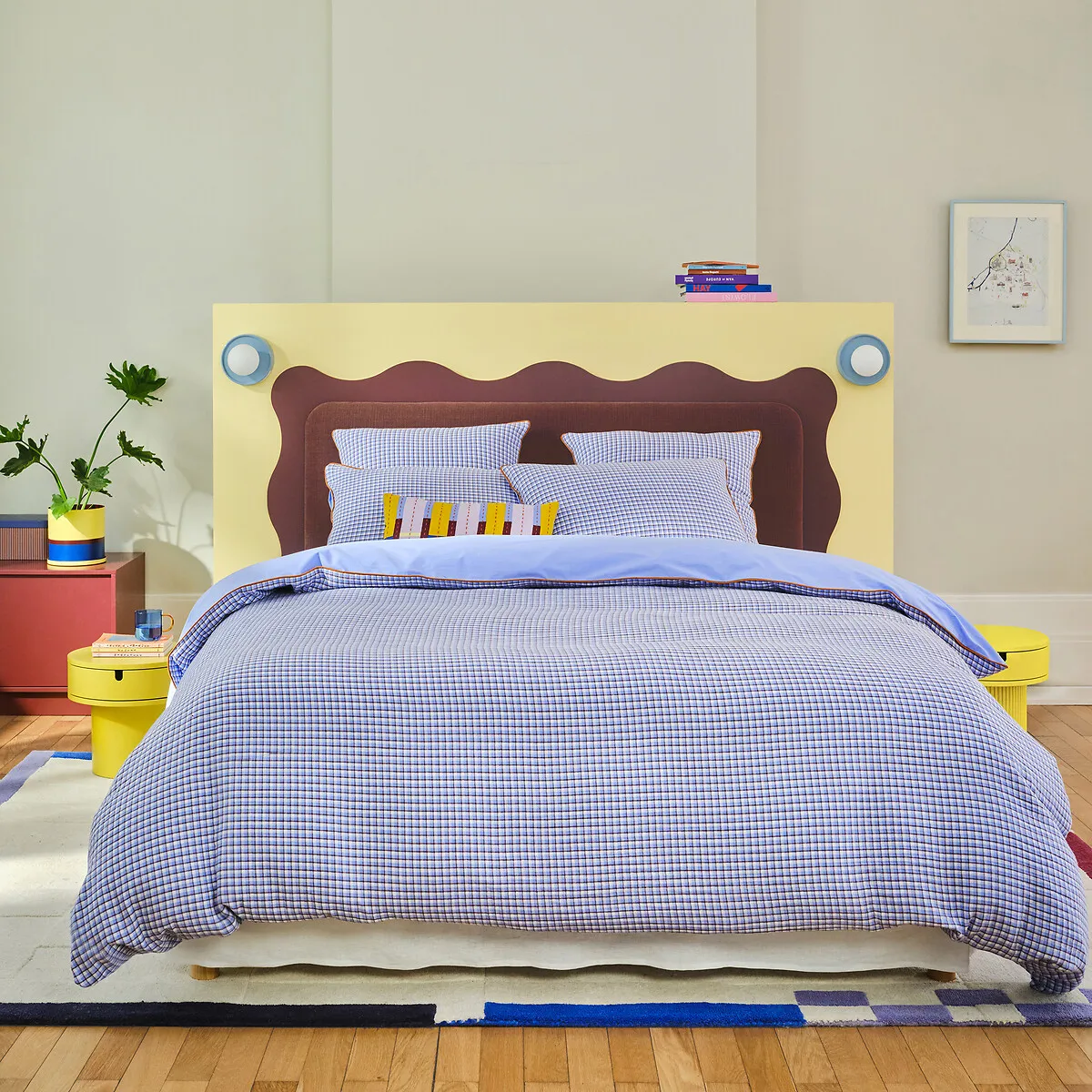 Blikka Rectangular Cushion Cover - Multi-Coloured, Cotton Muslin product