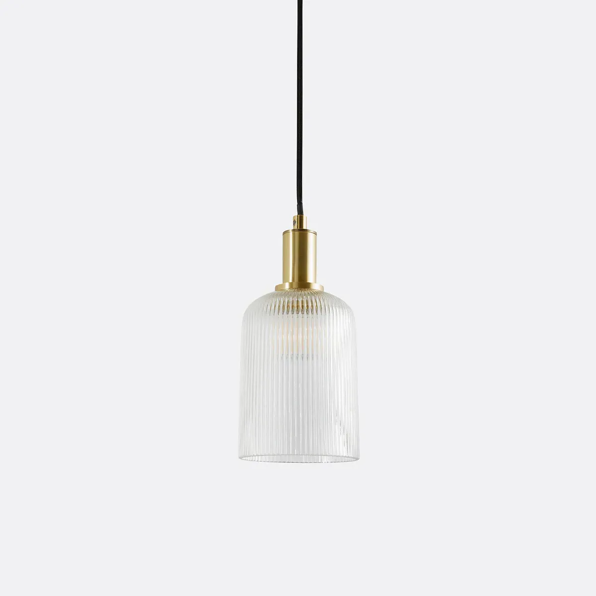 Bogota Pendant Ceiling Light - Brass, Textured Glass product