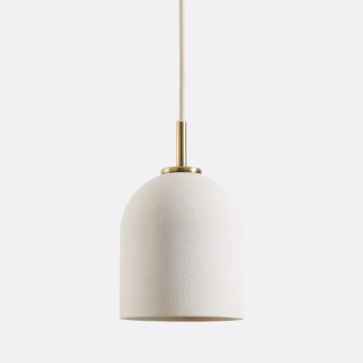 Bolodia Ceiling Light Papier Mâché Effect - Sand, Brass product