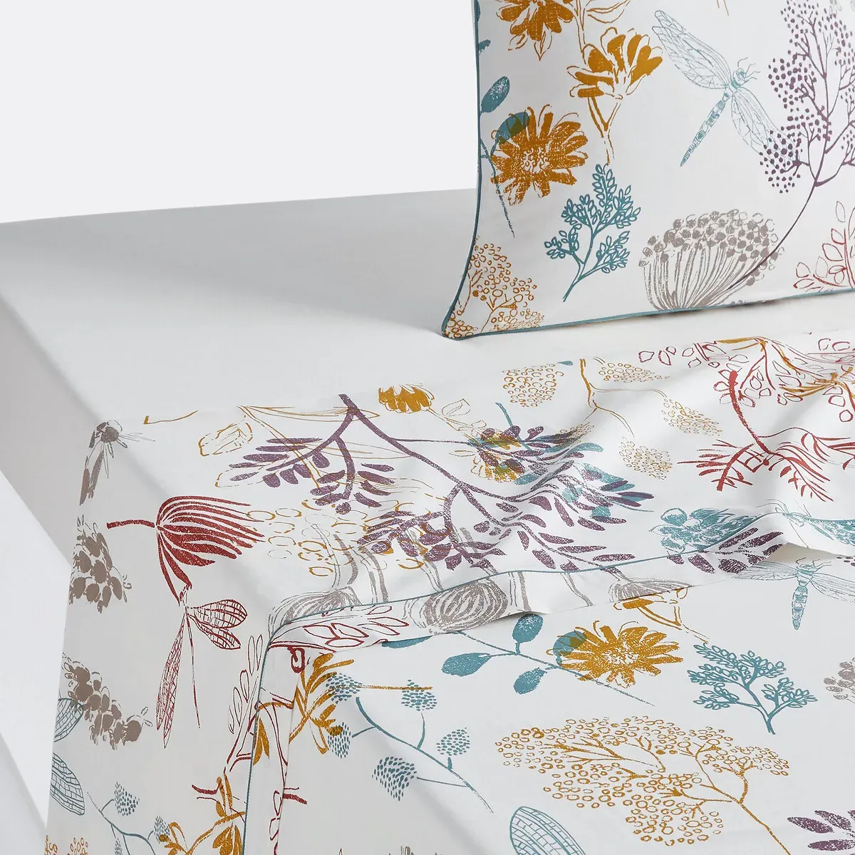 Botanique Flat Sheet - Printed, Cotton Percale product