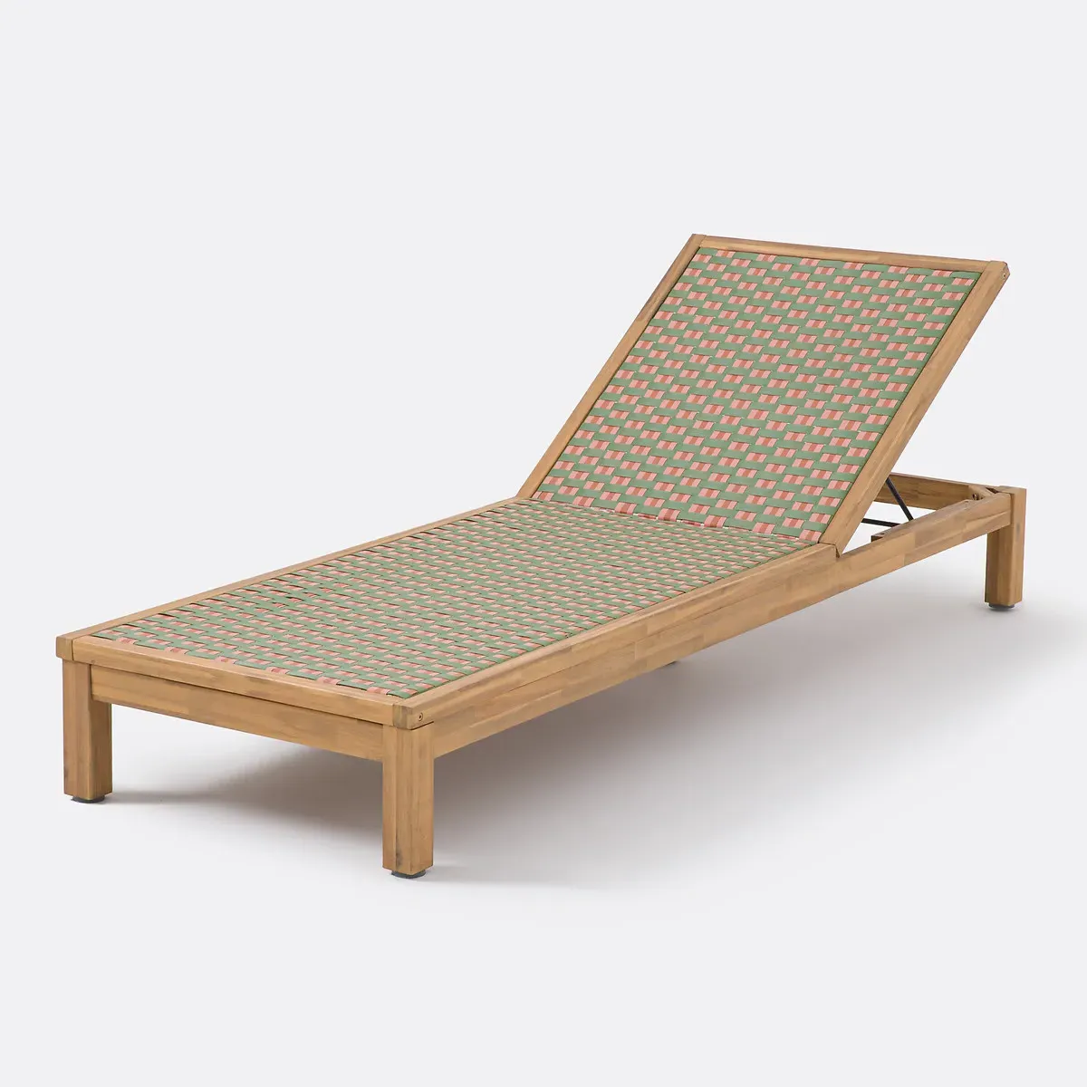Briana Sun Lounger Reclining - Acacia, Woven Resin product