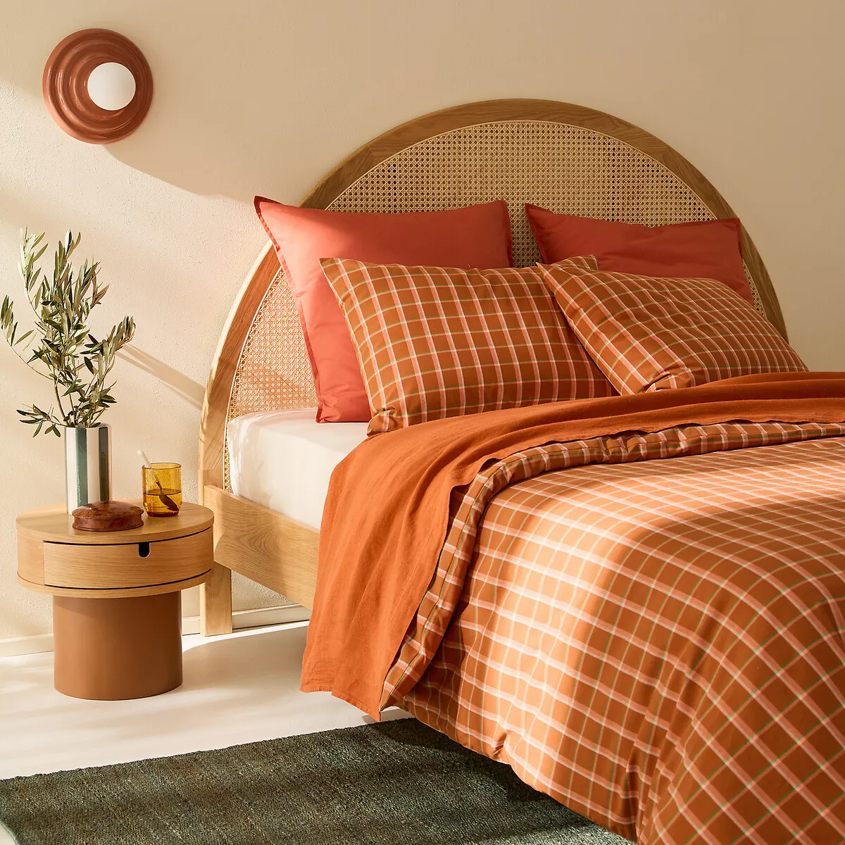 Brieuc Pillowcase - Caramel, Cotton alternate view