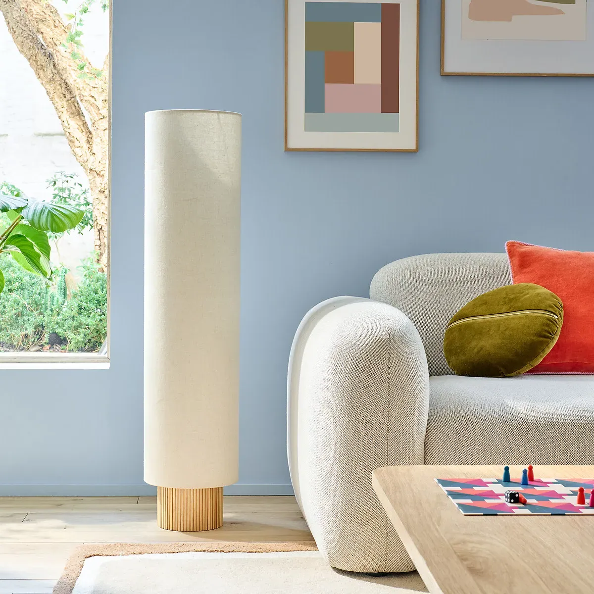 Bruisse Floor Lamp - Natural, Ash & Linen alternate view