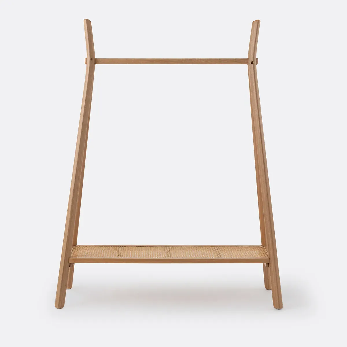 Buisseau Hanging Rail with Shelf - Natural, Ash & Rattan alternate view