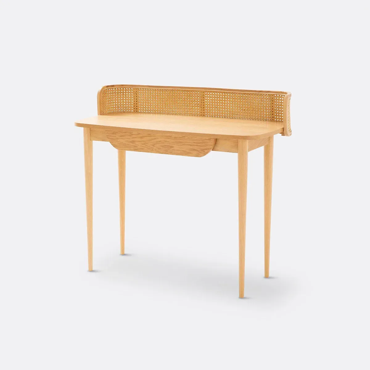 Buisseau Rattan Desk with Drawer - Oak product