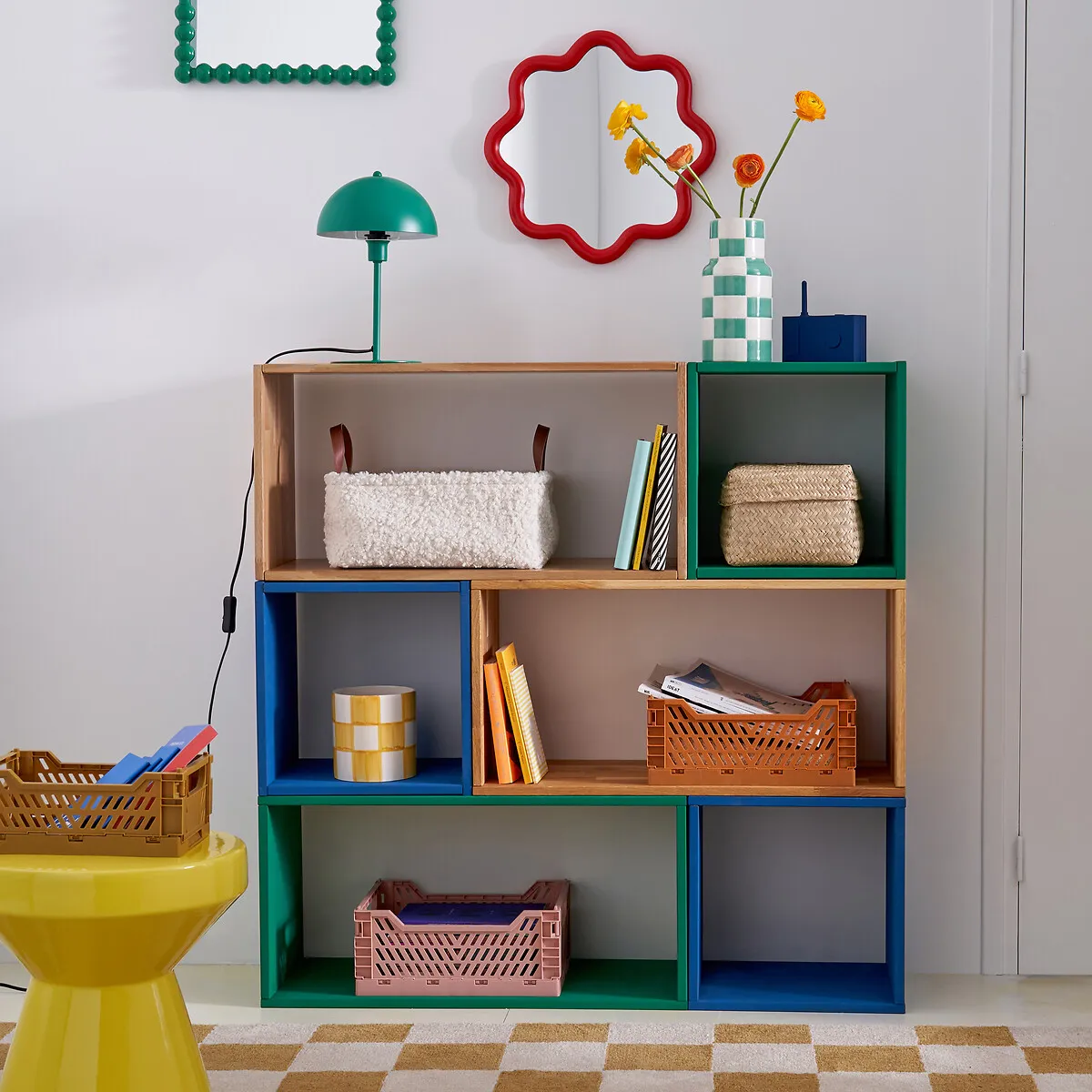 Cageta Foldable Storage Crate - Caramel, Polypropylene alternate view