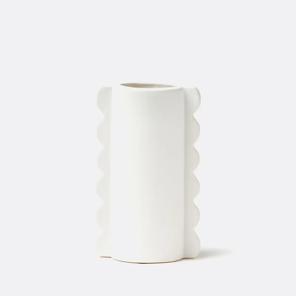 Caldero Earthenware Vase - White product