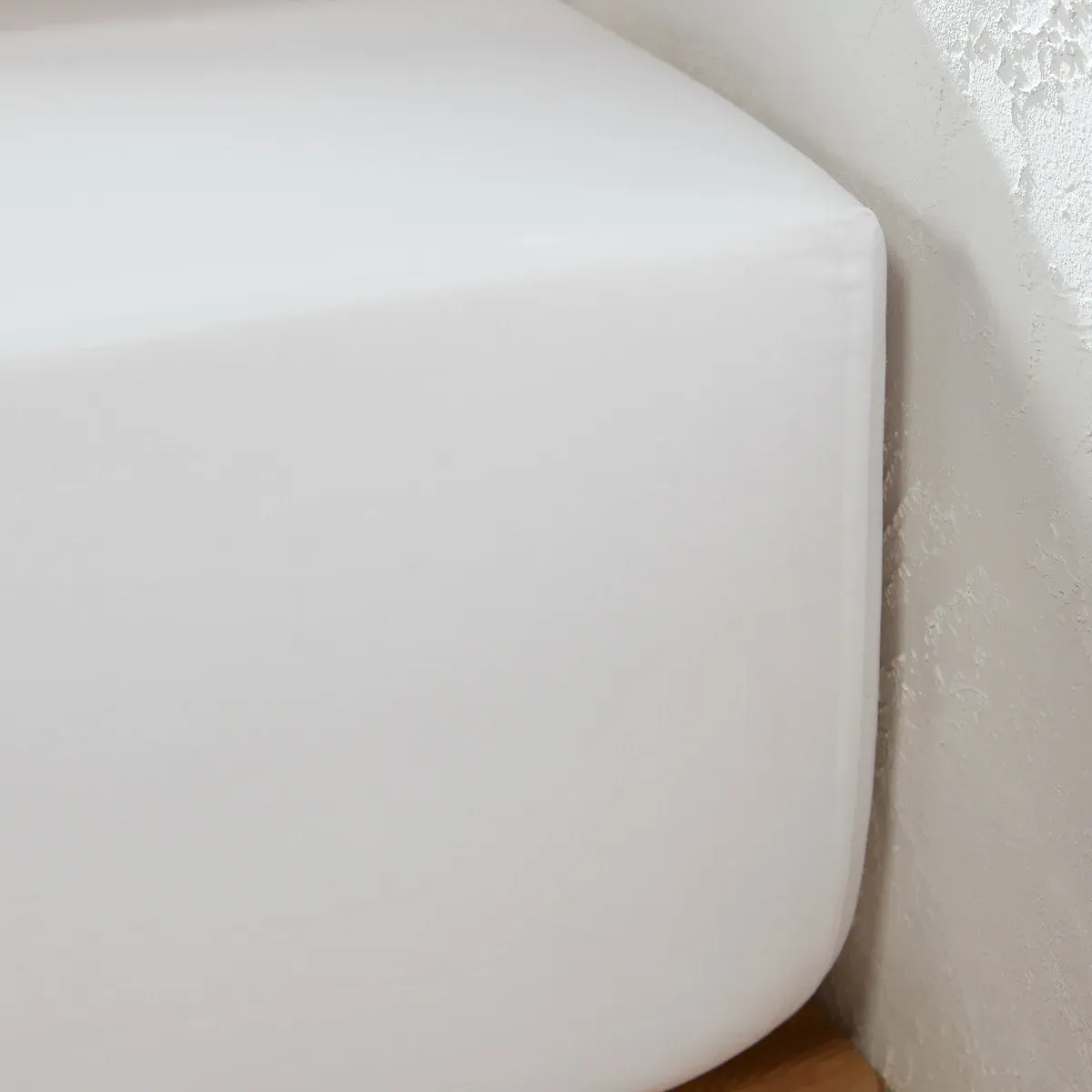 Camila 30cm Fitted Sheet - White, Egyptian Cotton alternate view