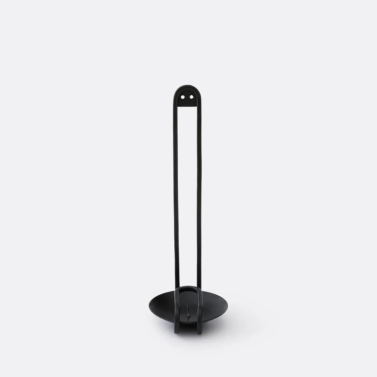 Candrale Wall Candleholder - Black, Iron alternate view