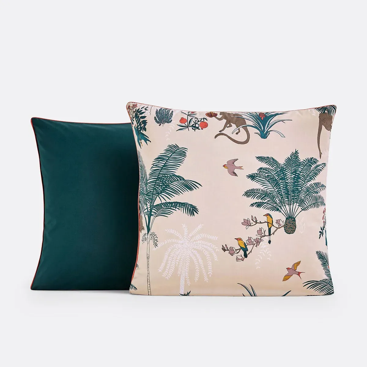 Carmen Cotton Percale Pillowcase - Print, Cotton alternate view