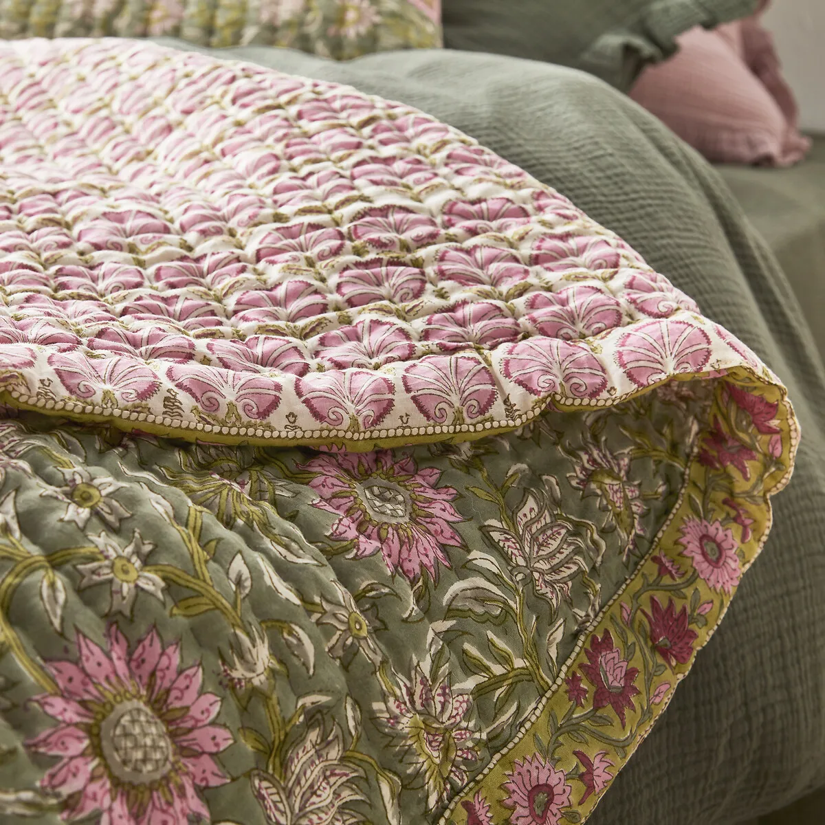 Casaluce Kantha Quilt - Printed, Cotton Voile alternate view
