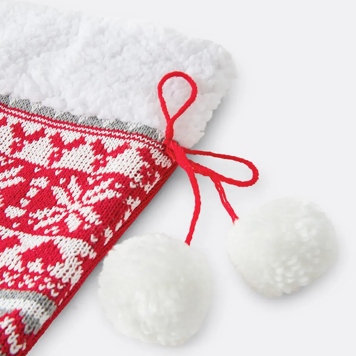 Caspar Christmas Stocking with Tassel - Multi-Coloured, Polyester alternate view