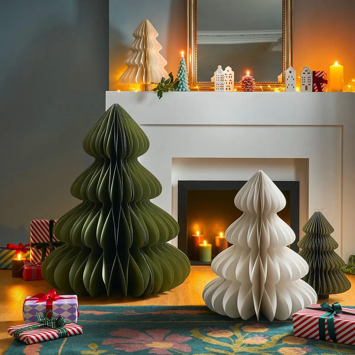 Caspar Pine Cone Shape Wax Candle - Brown alternate view