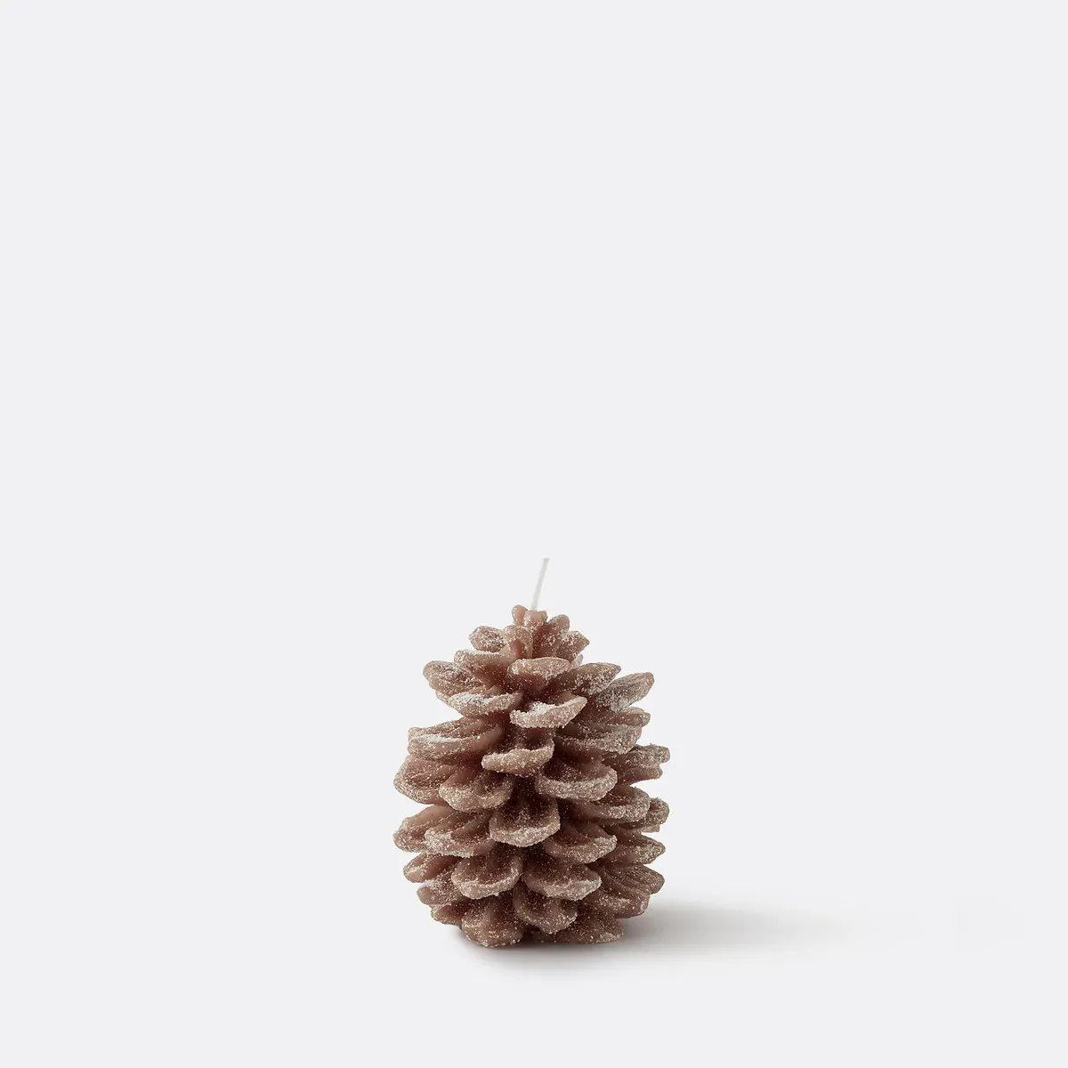 Caspar Pine Cone Shape Wax Candle - Brown product