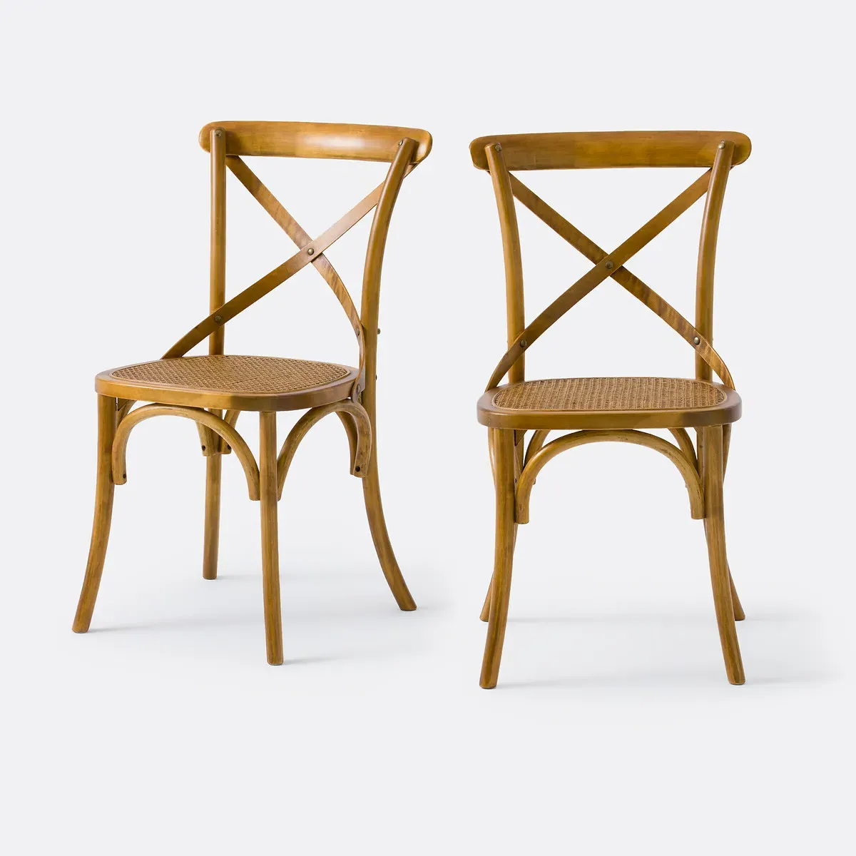 Cedak Cross Back Chair Set of 2 - Walnut, Elm product