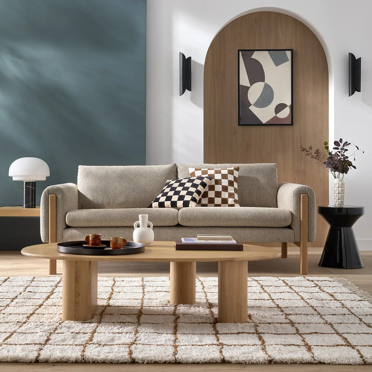 Celmar Coffee Table - Natural, Oak Veneer alternate view