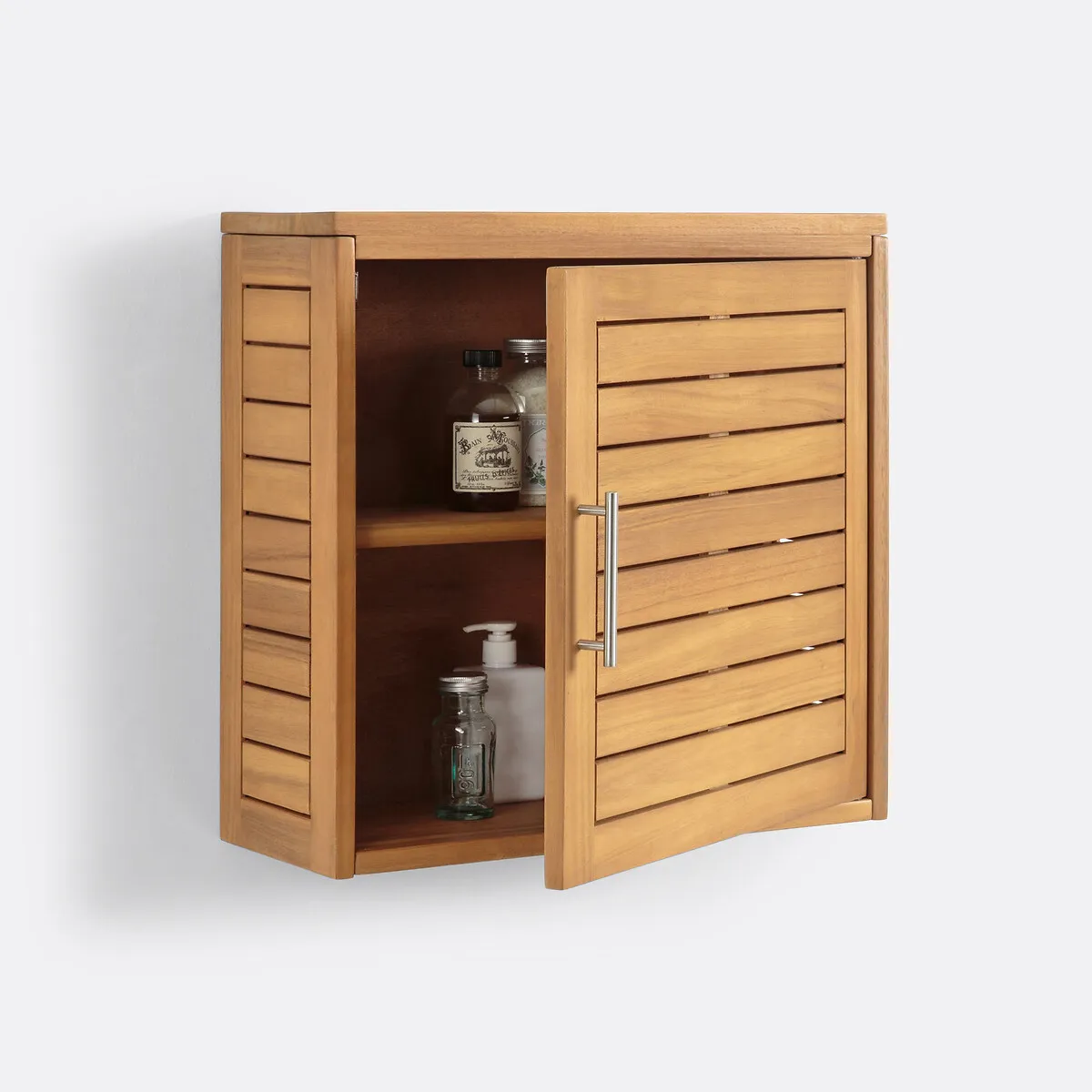 Charon Wall-Mounted Bathroom Cabinet - Acacia alternate view