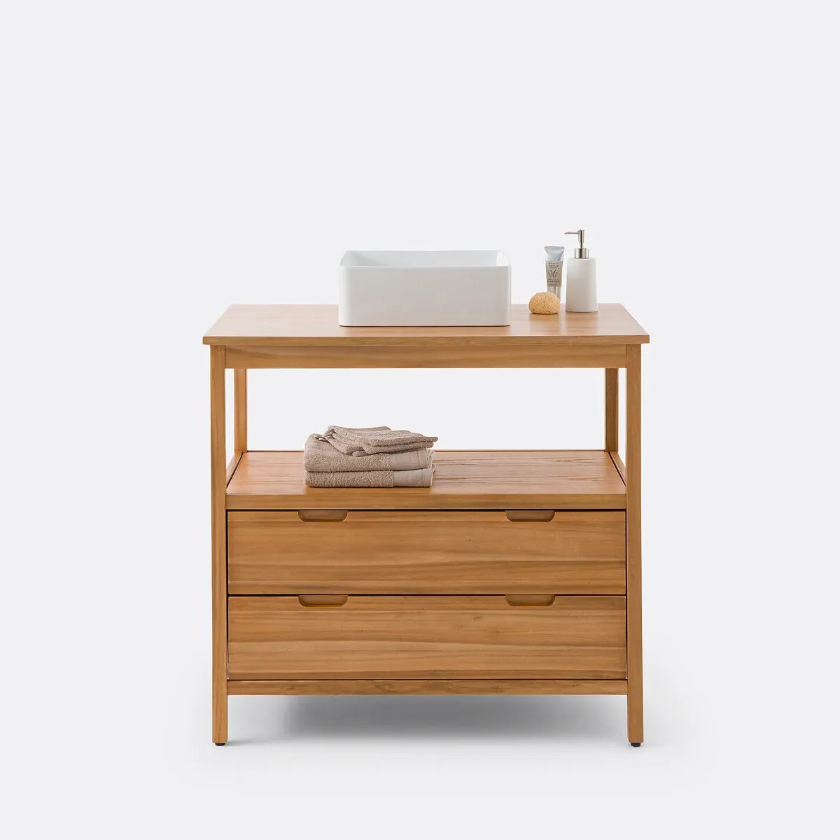 Cheira Sink Vanity Unit - Acacia alternate view
