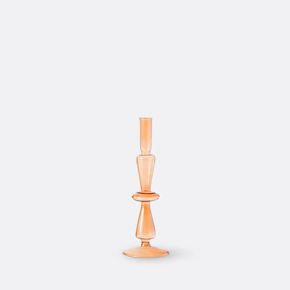 Chilava Candlestick - Orange, Borosilicate Glass product
