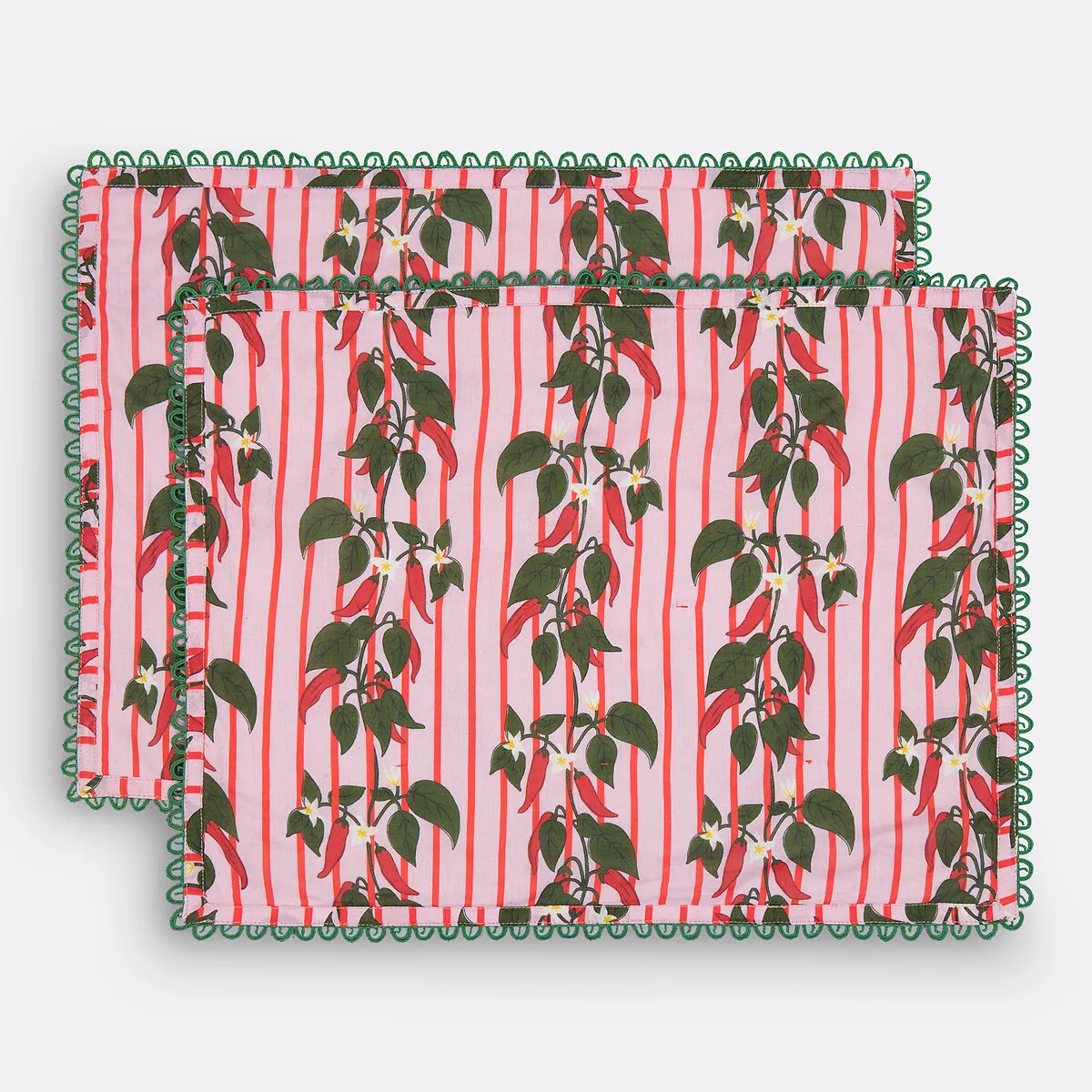 Chili Set of 2 Placemats - Printed, Cotton Voile product
