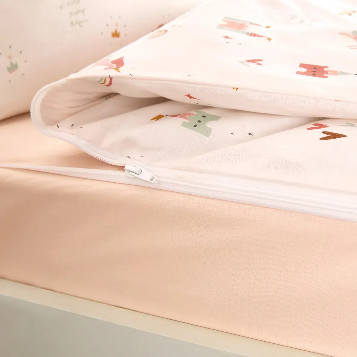 Château Licorne Caradou Single Duvet Set - Ecru, Cotton alternate view
