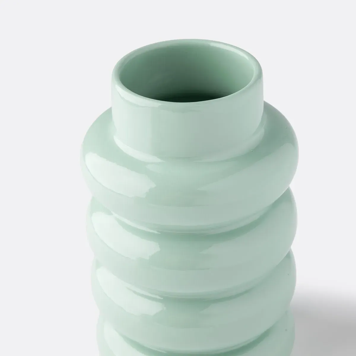 Cleona Ceramic Vase - Pale Green alternate view