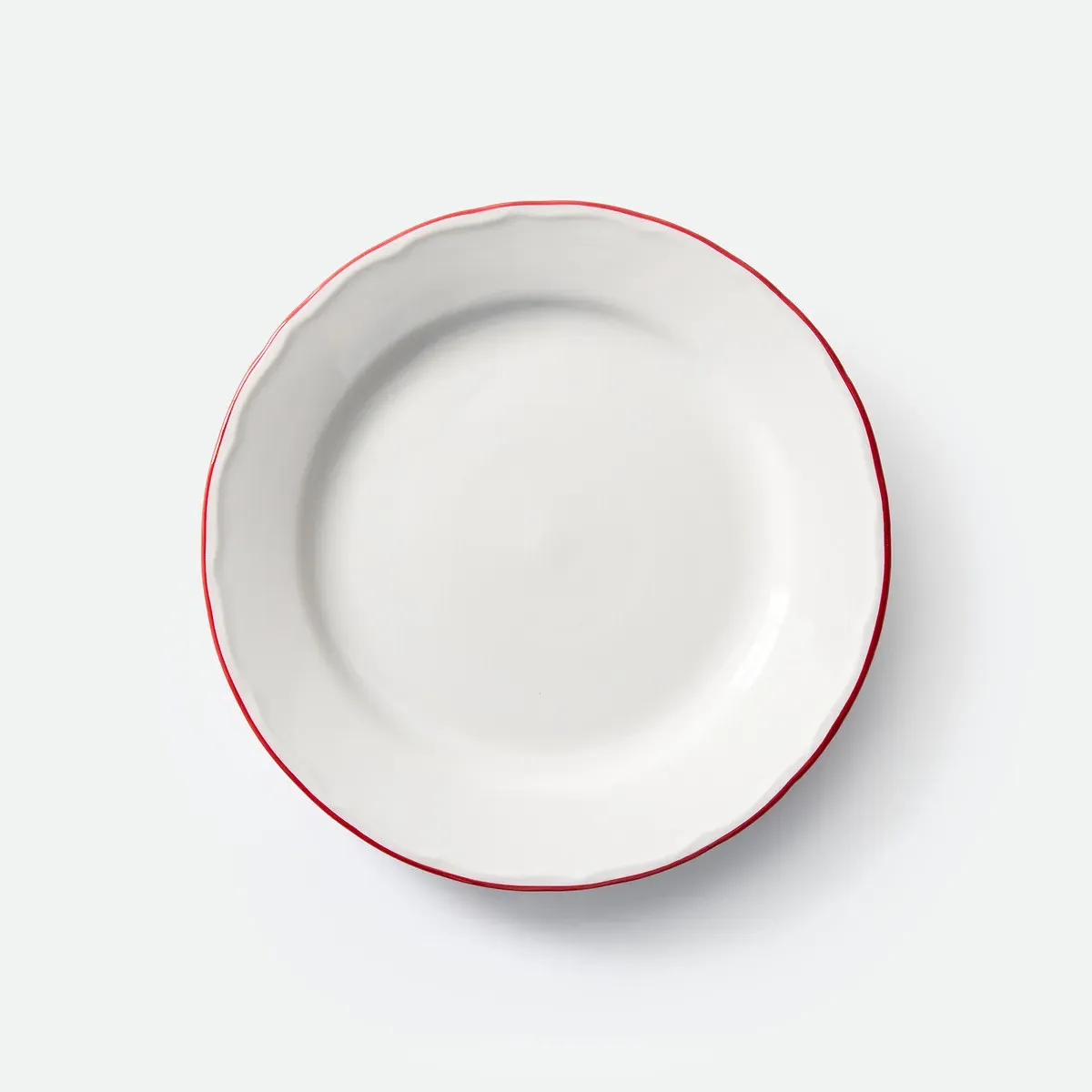 Colombe Set of 4 Dessert Plates - White, Porcelain alternate view