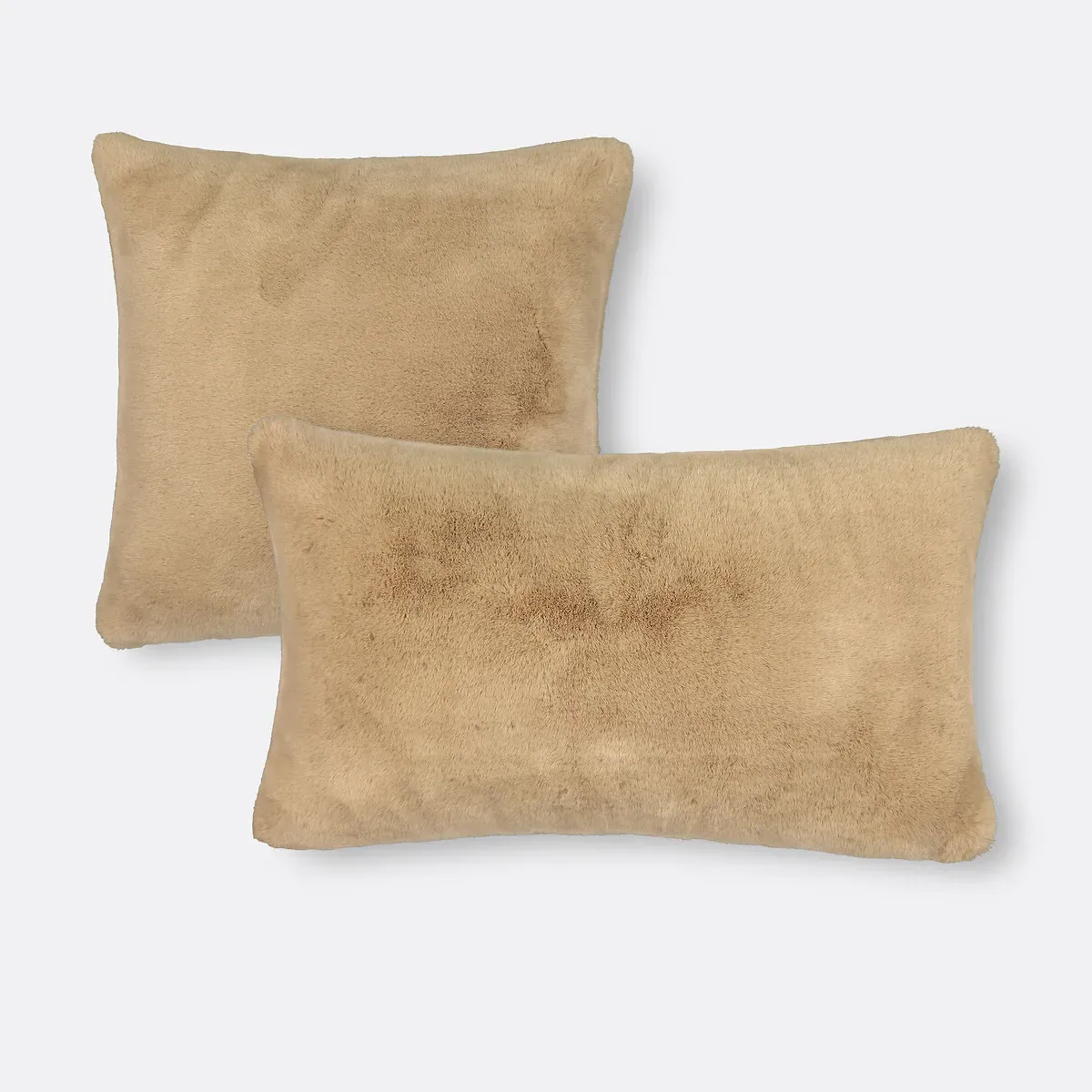 Colton Fluffy Cushion Cover - Beige, Polyester product