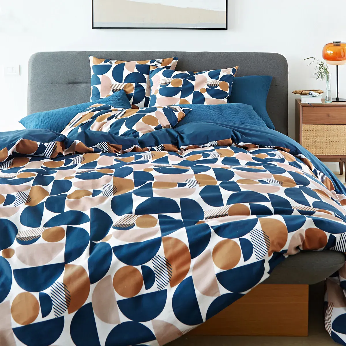 Combo Graphic Cotton Pillowcase - Printed alternate view