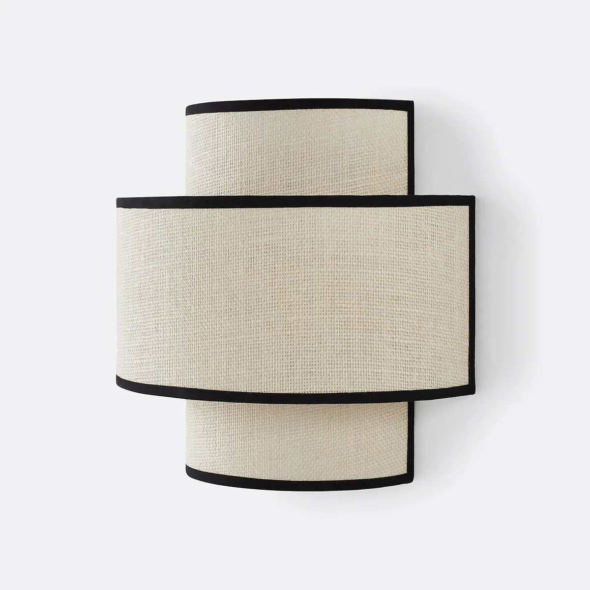 Come Double Wall Lamp - Ecru, Jute product