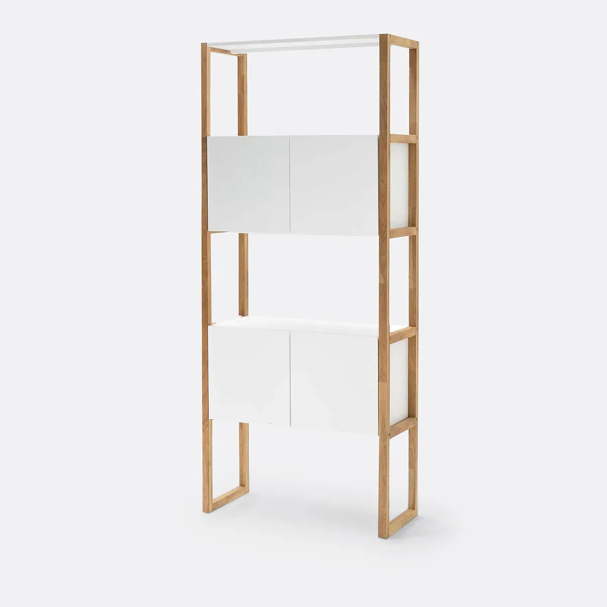 Compo Bookcase with Storage Cabinets - White product
