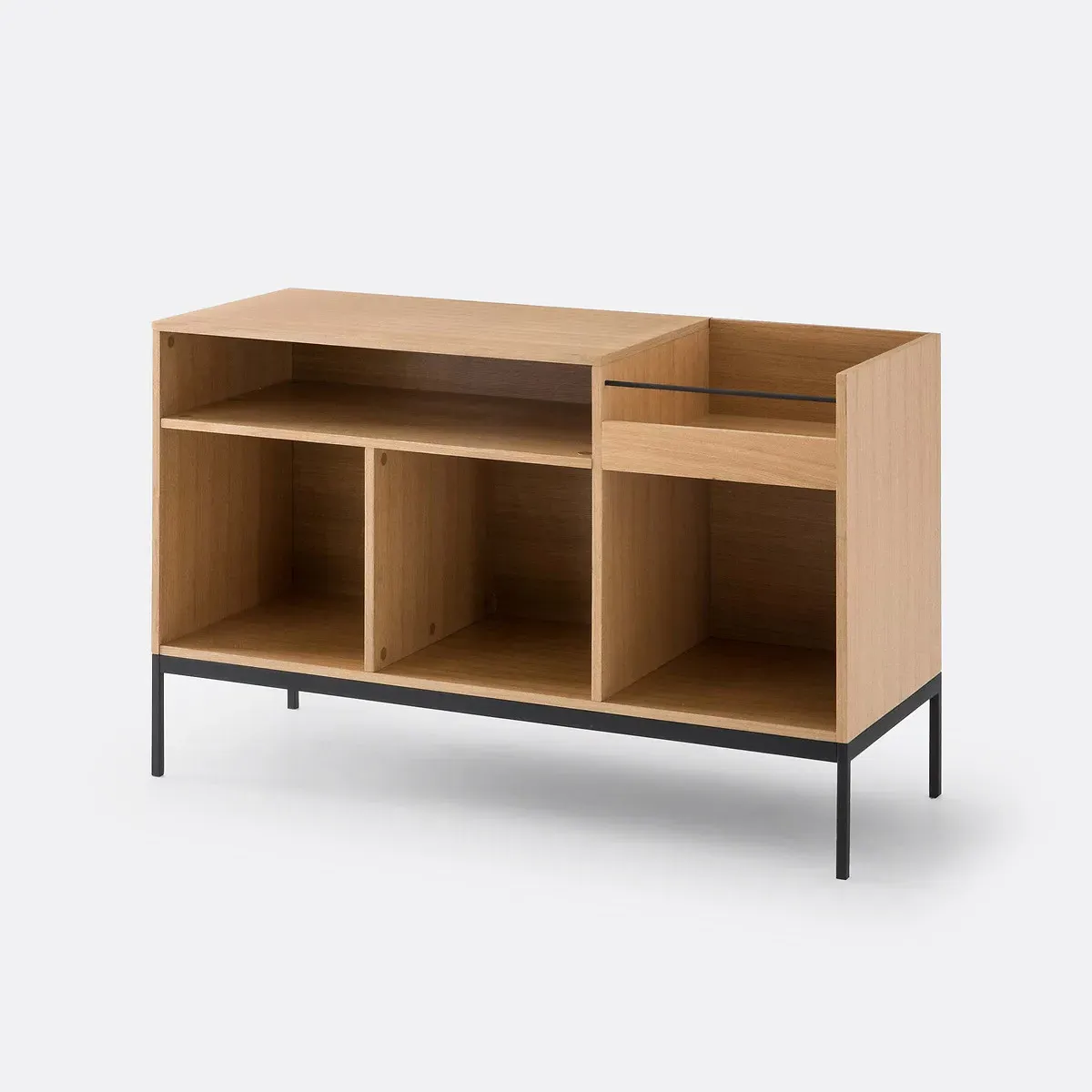 Compo Vinyl Record Cabinet - Oak, MDF Oak Veneer product