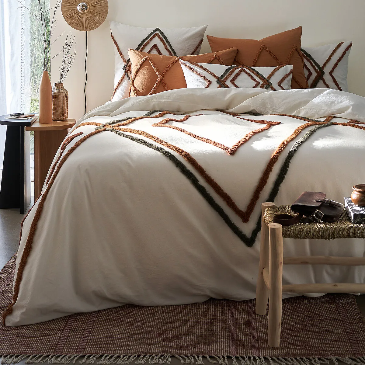 Cotama Havana Double Duvet Cover - Ecru, Cotton product
