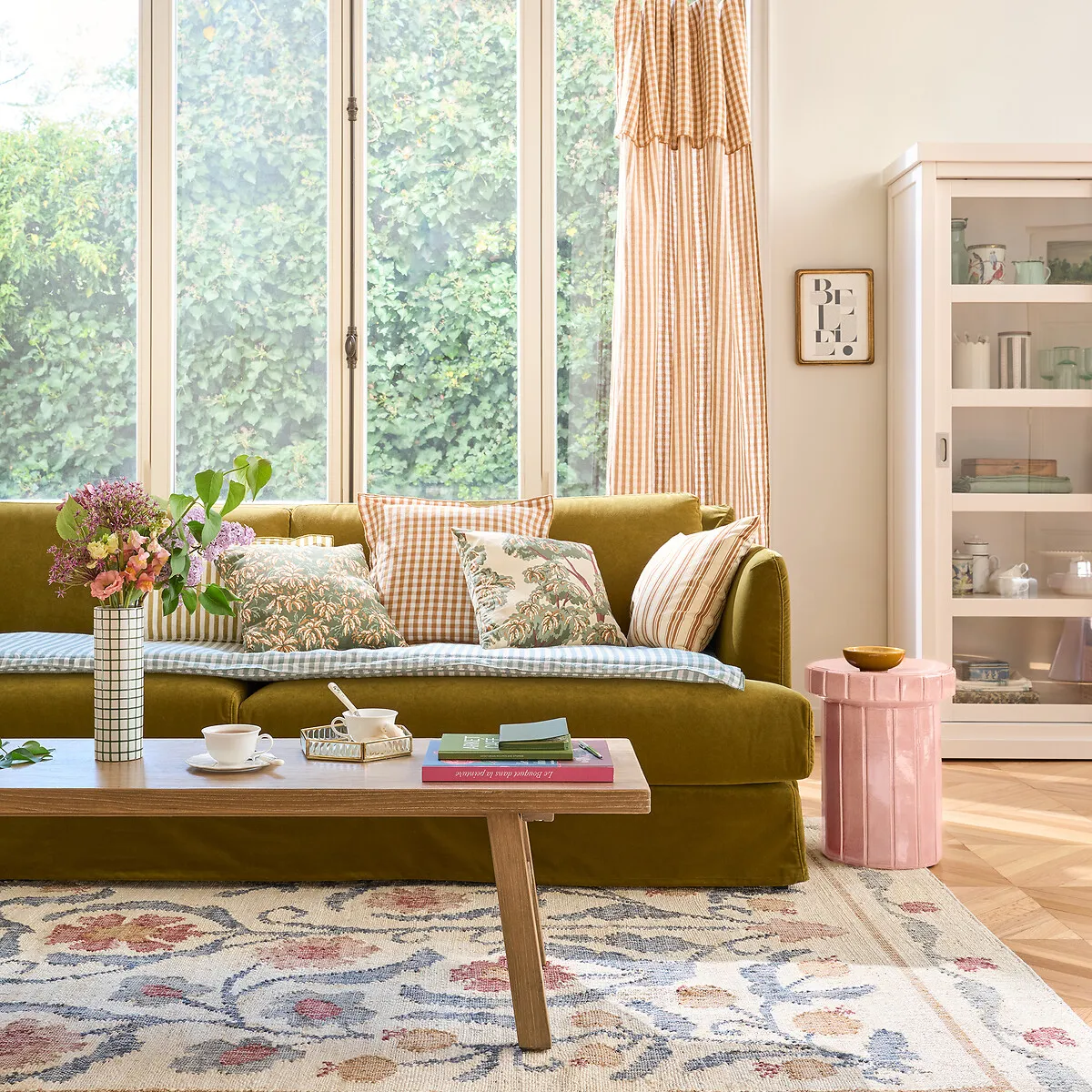 Cottage Panel Curtain - Cinnamon, Cotton Linen alternate view