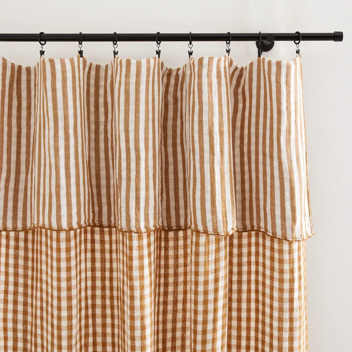Cottage Panel Curtain - Cinnamon, Cotton Linen product