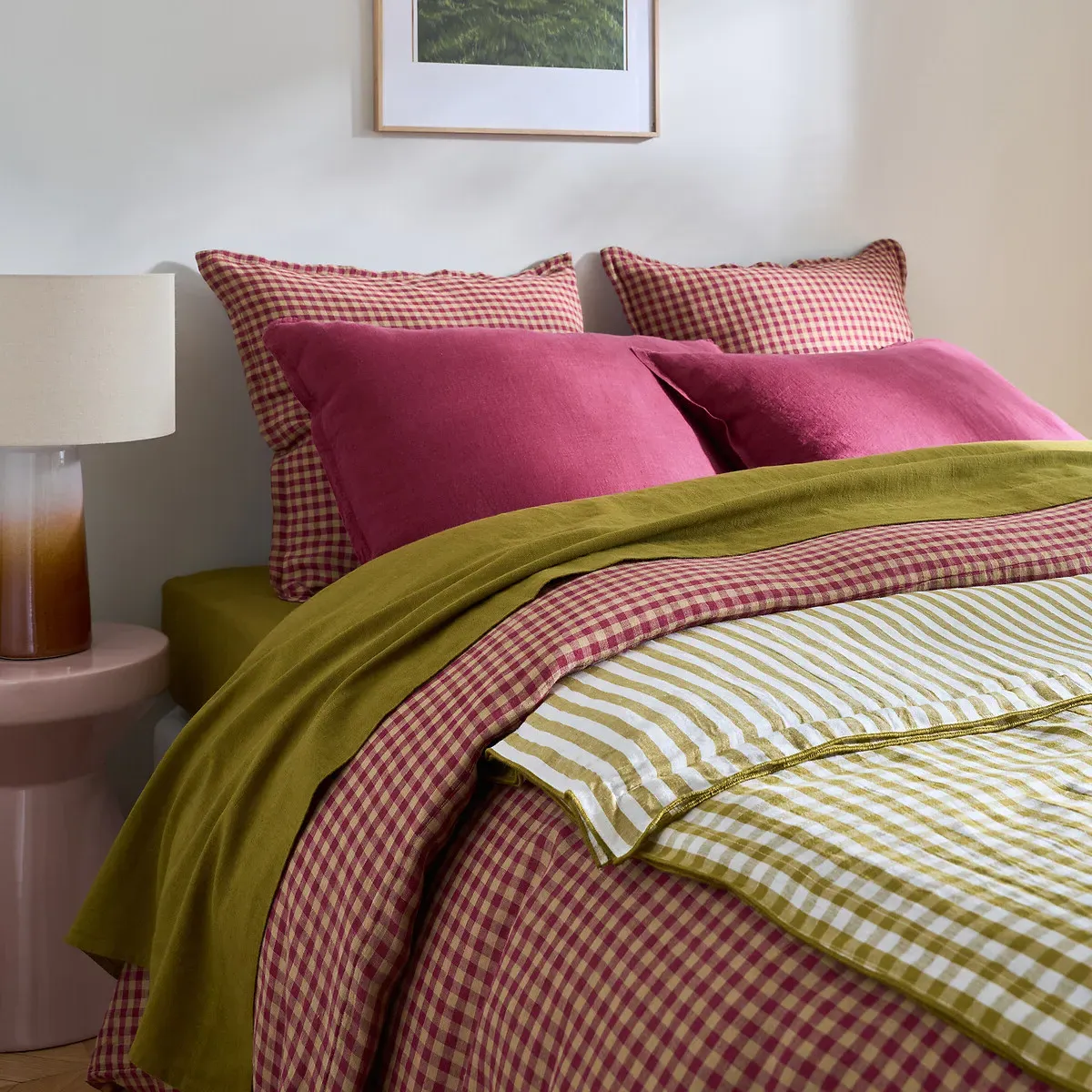 Cottage Quilted Quilt - Absinthe, Cotton Linen alternate view