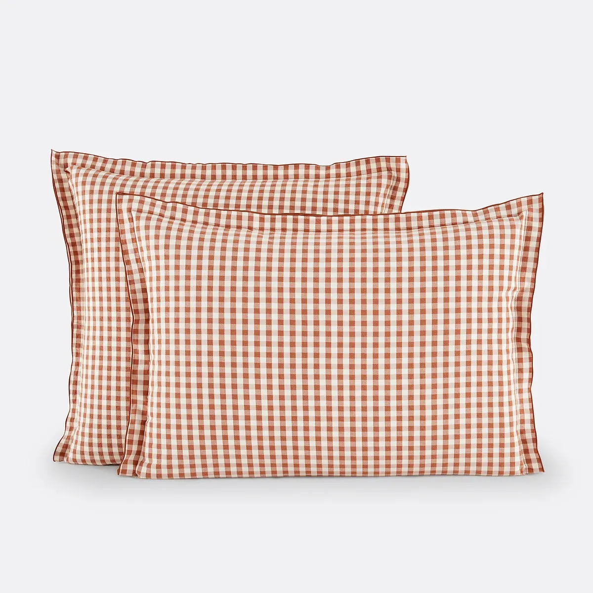 Cottage Seersucker Cotton Pillowcase - Caramel product