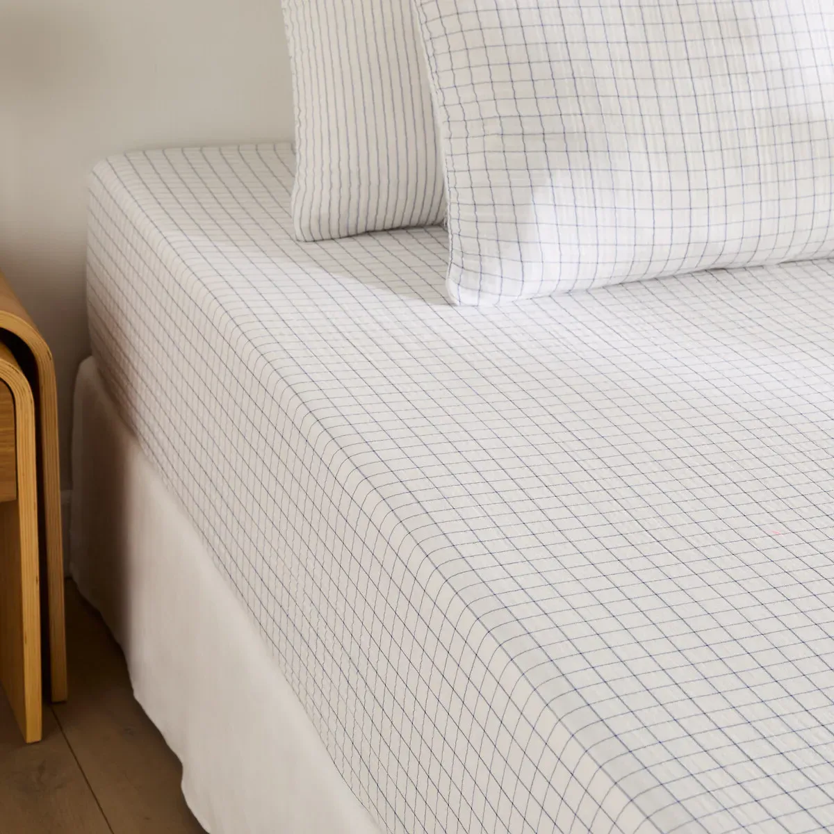 Cotto Fitted Sheet with 30cm Flap - Cotton Muslin alternate view