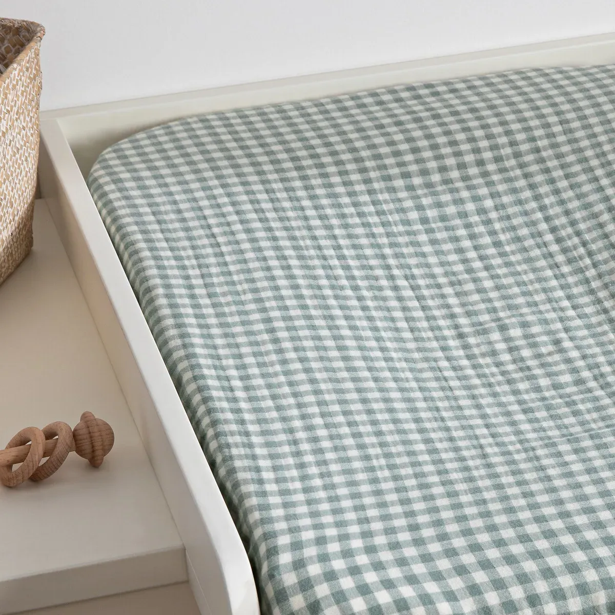 Croizic Set of 2 Changing Mat Covers - Cotton Muslin alternate view