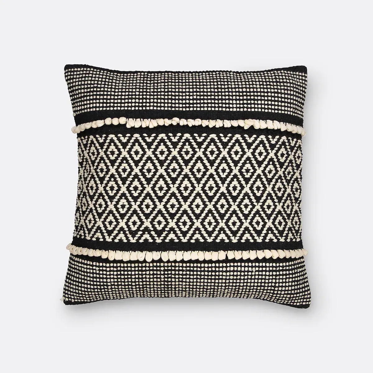 Curico Cushion Cover - Black, Cotton product