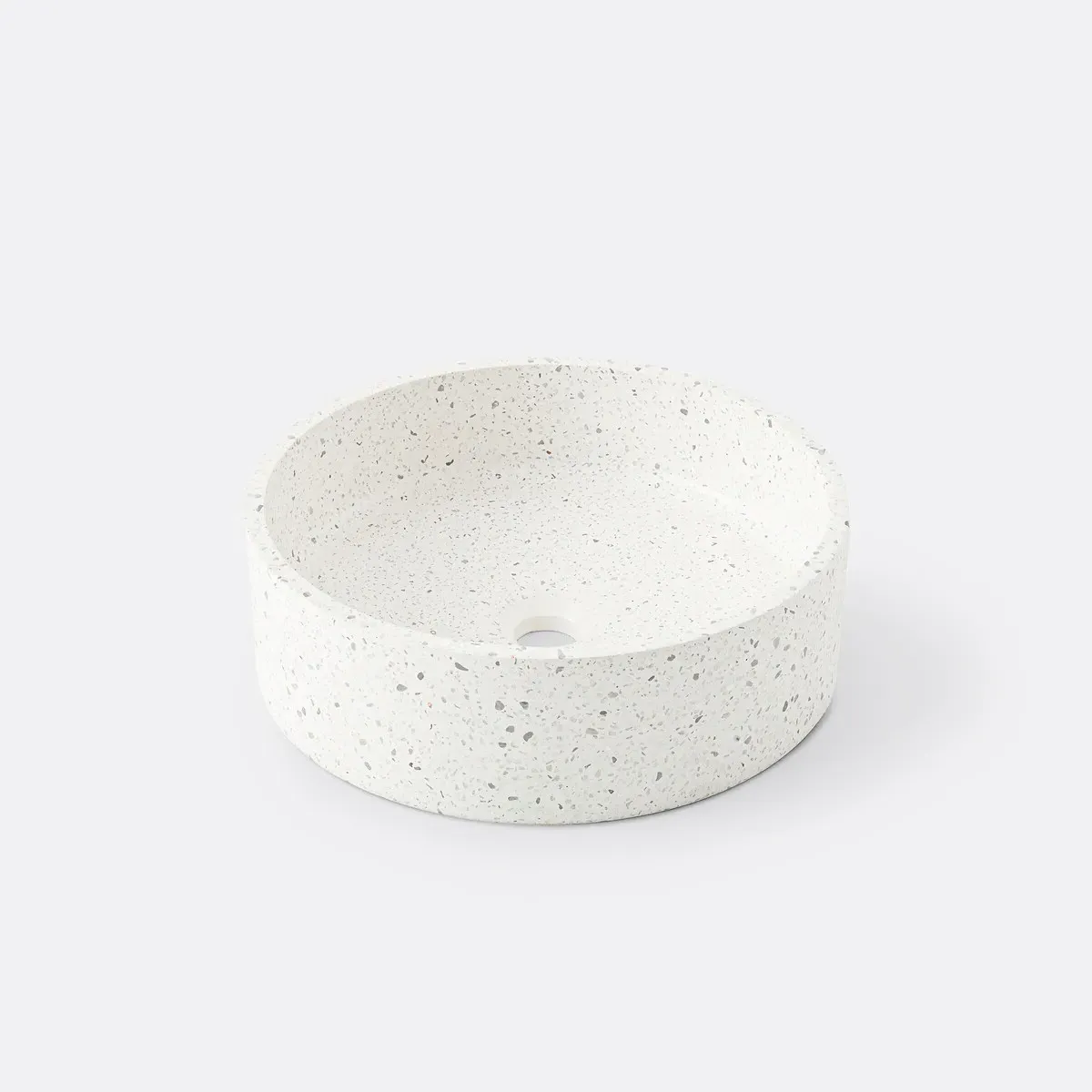 Dalia Round Countertop Sink - Terrazzo alternate view