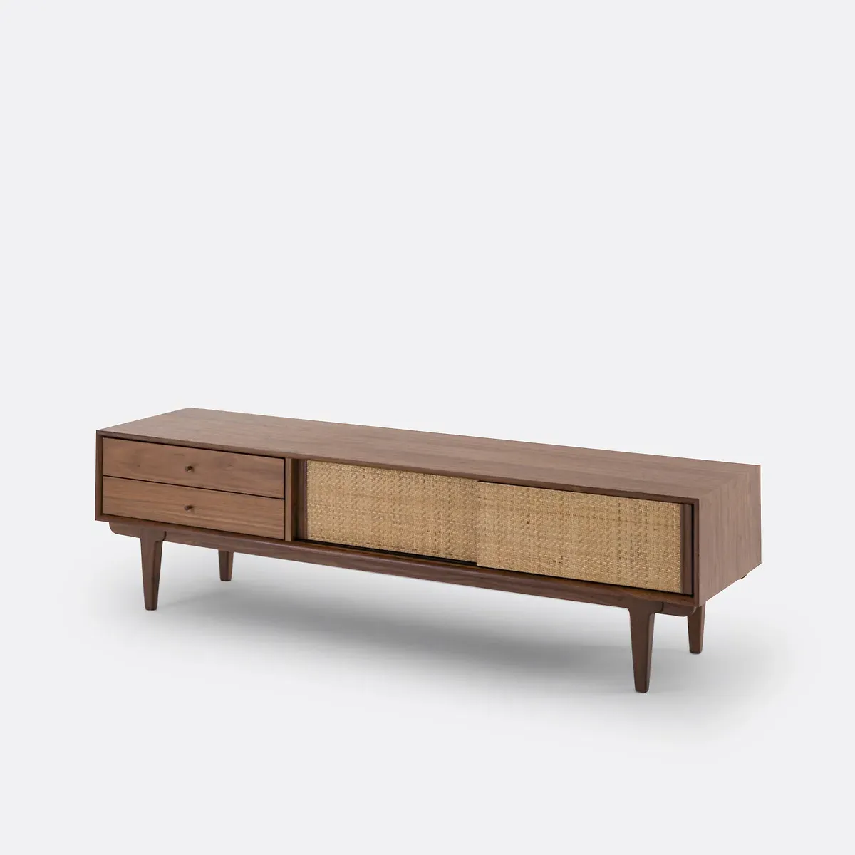 Dalqui TV/Hifi Unit - Walnut, Veneer and Cane product