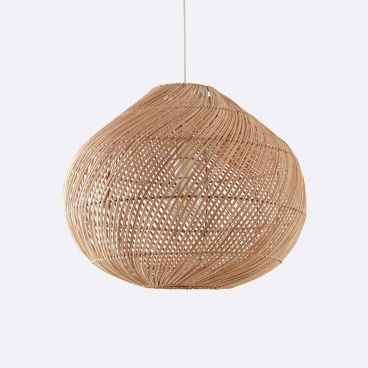 Dankia Round Ceiling Light - Natural, Rattan alternate view