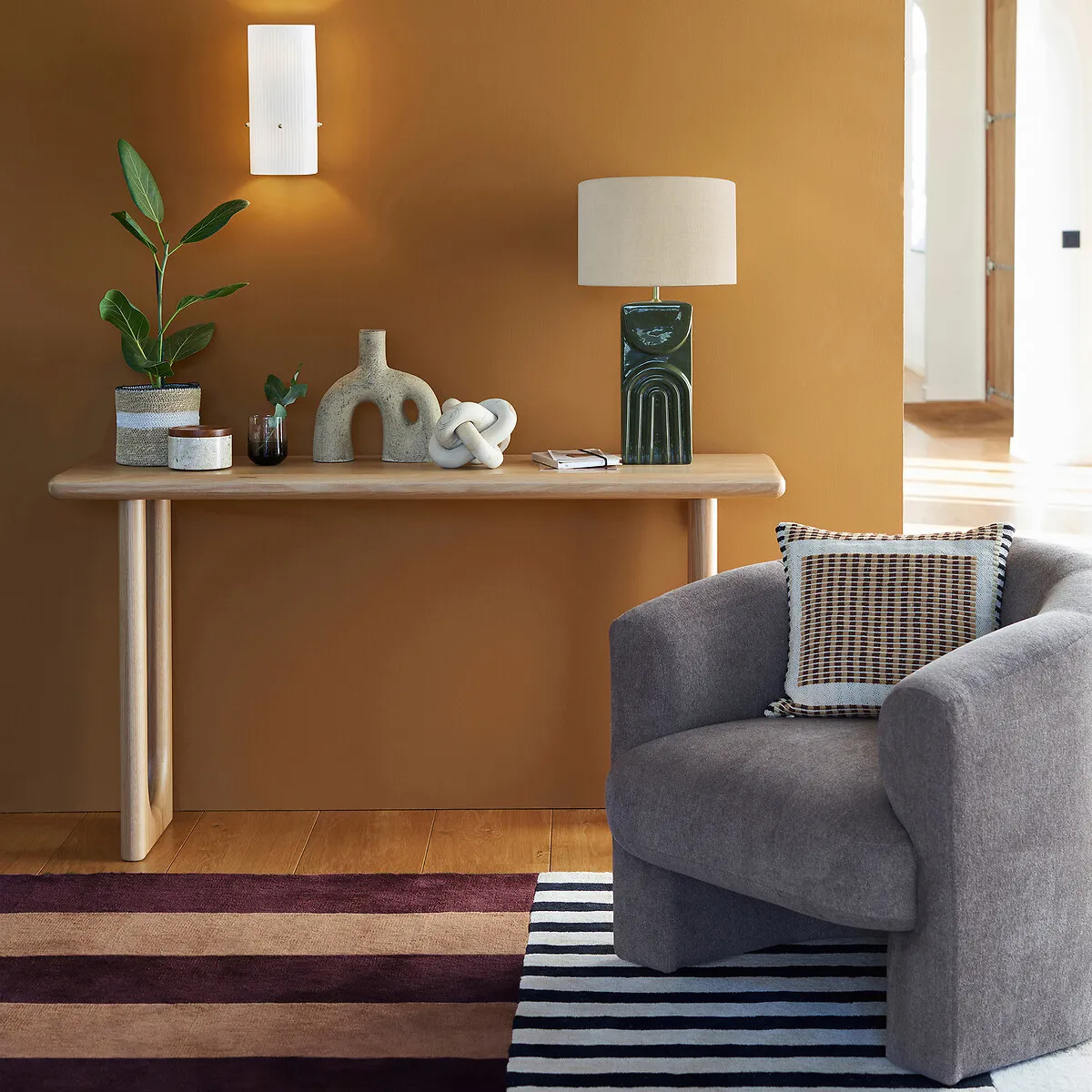 Danny Wall Light - Brass, Glass product