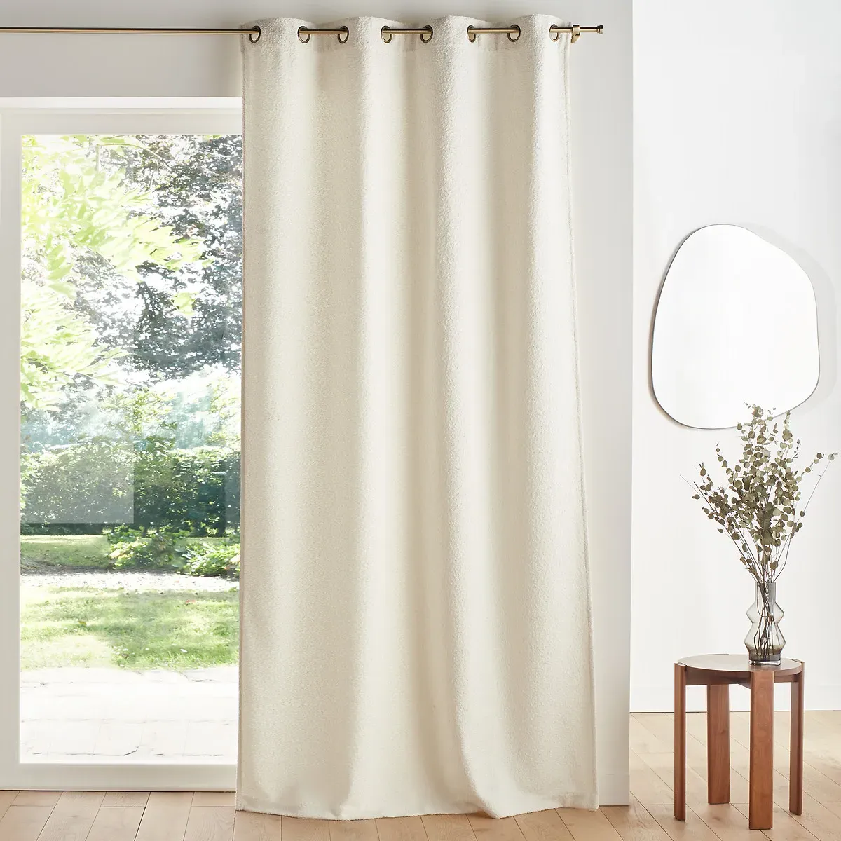 Darci Eyelet Curtain - Ecru, Polyester product