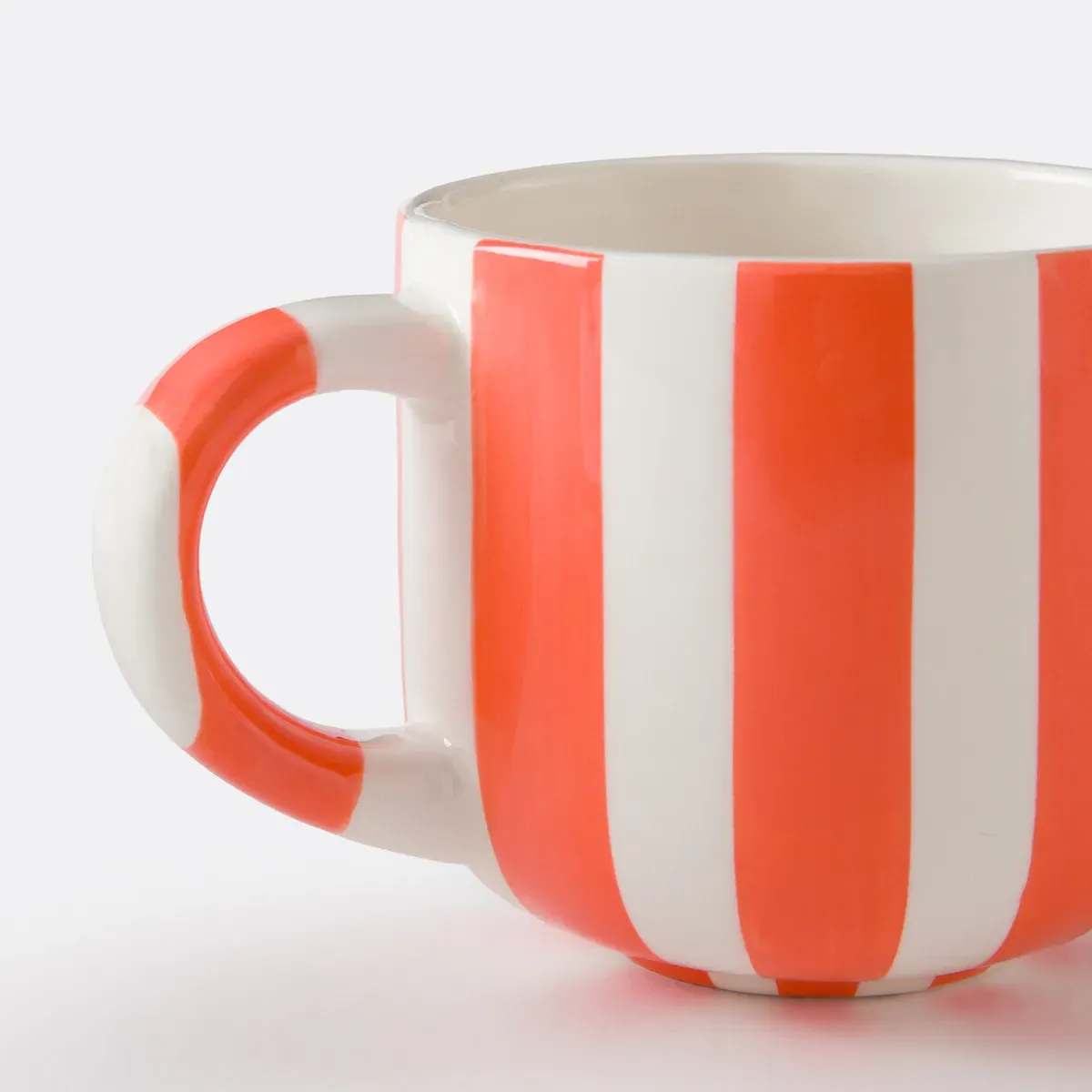 Darcy Set of 2 Ceramic Mugs - Coral alternate view