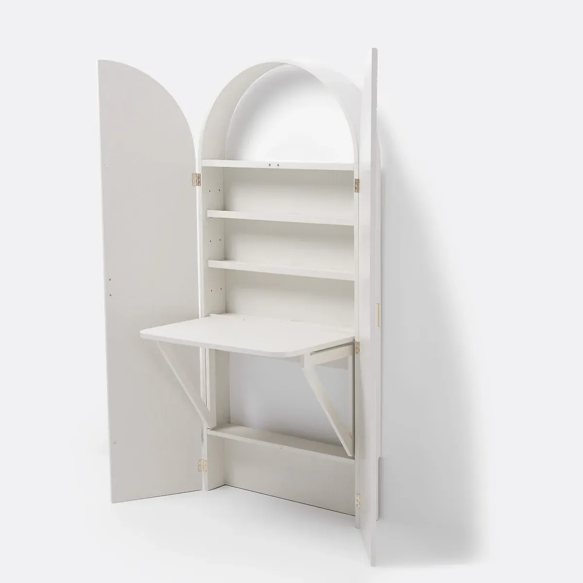 Darla Hideaway Desk with Fold-Down Top - Ivory product