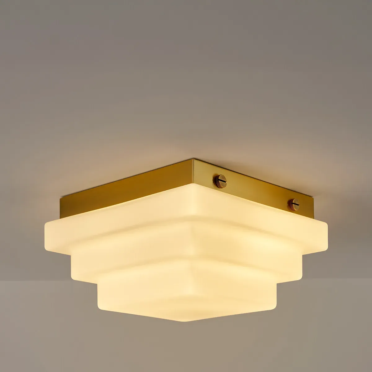 Decar Ceiling or Wall Light - White, Opaline Glass alternate view