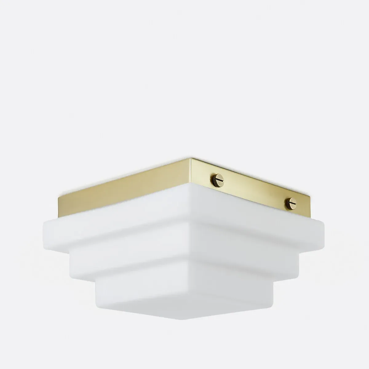 Decar Ceiling or Wall Light - White, Opaline Glass product